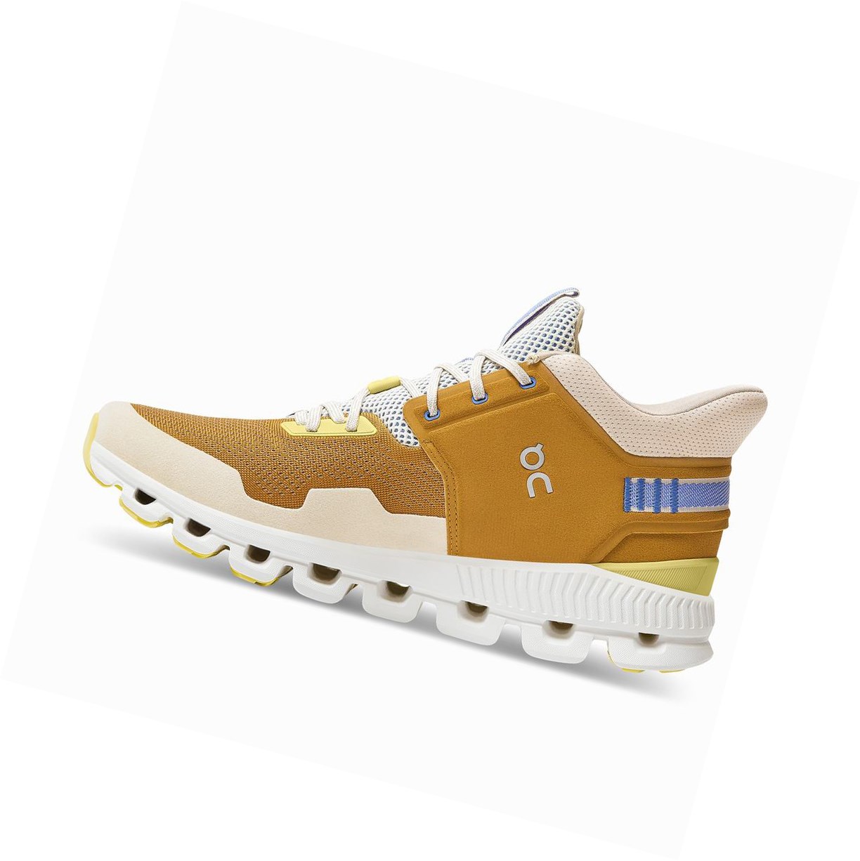 On Cloud Hi Edge Sneakers Herren Gold | 5672-HLTZW