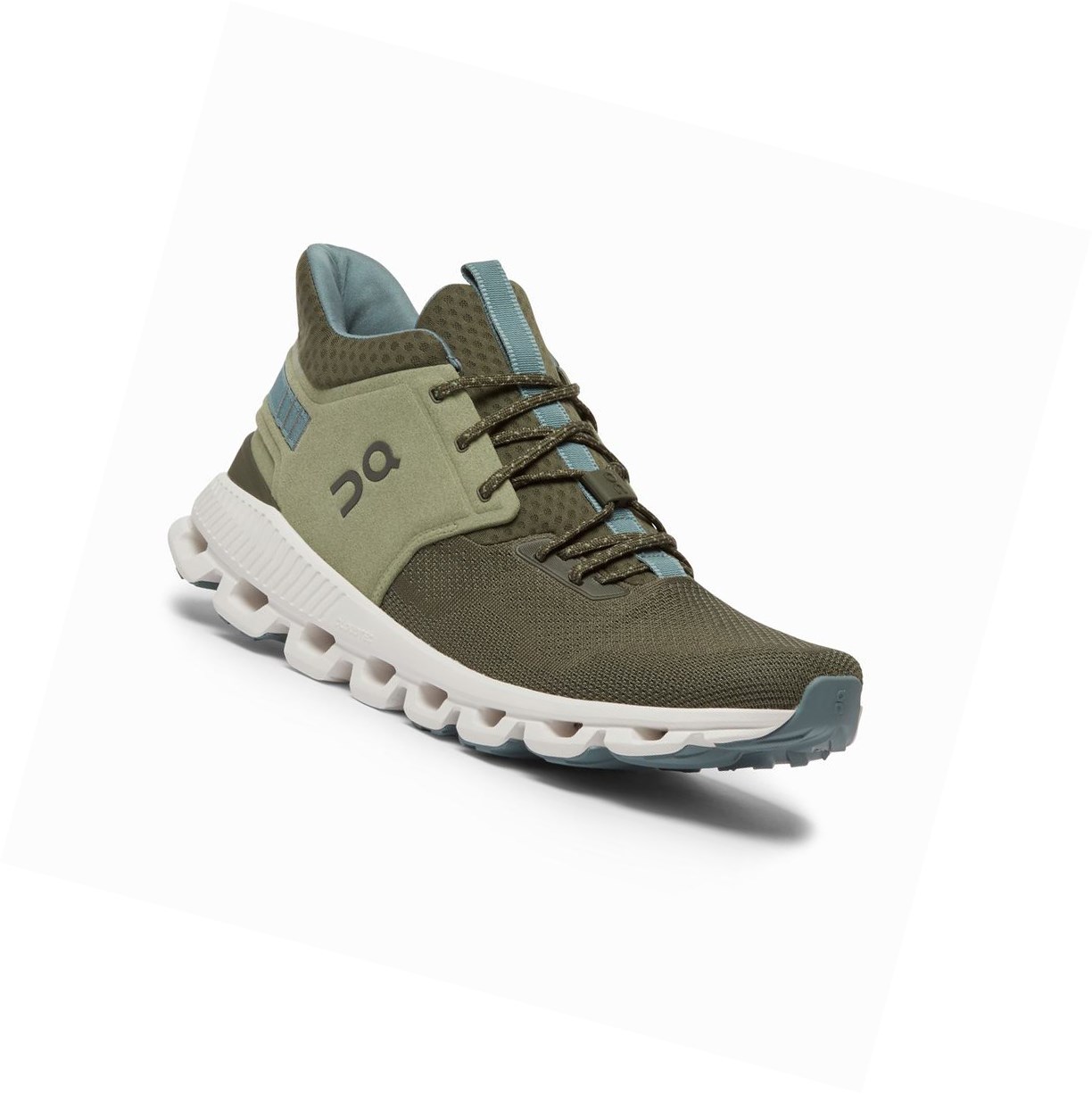 On Cloud Hi Edge Sneakers Herren Olivgrün | 8235-OBASR