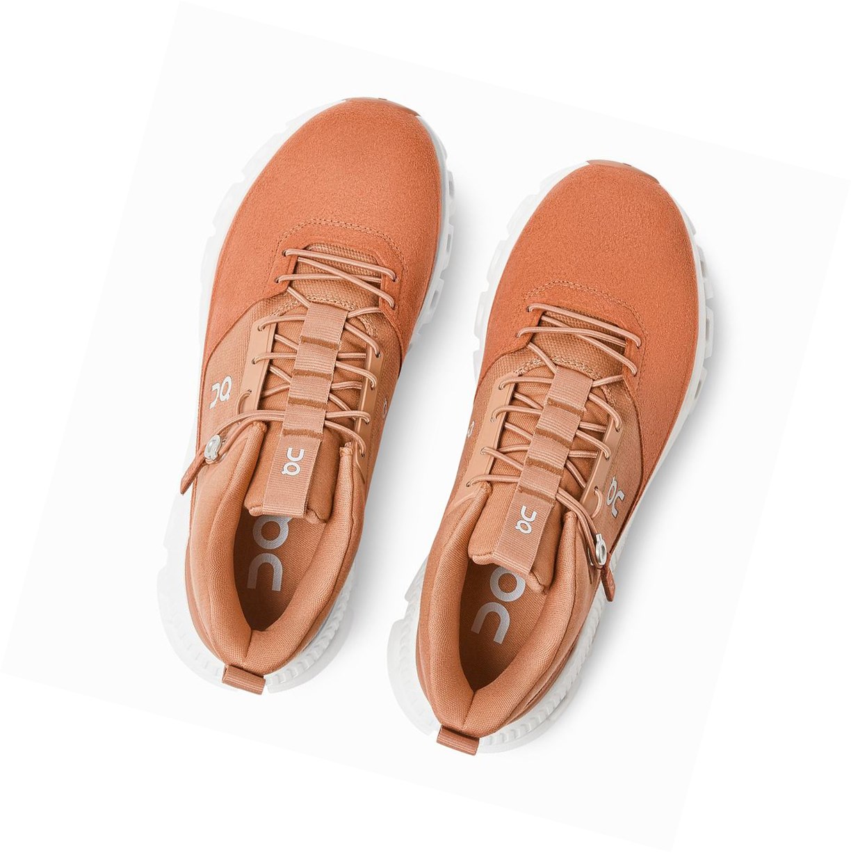 On Cloud Hi Sneakers Damen Orange | 1564-SZGYX