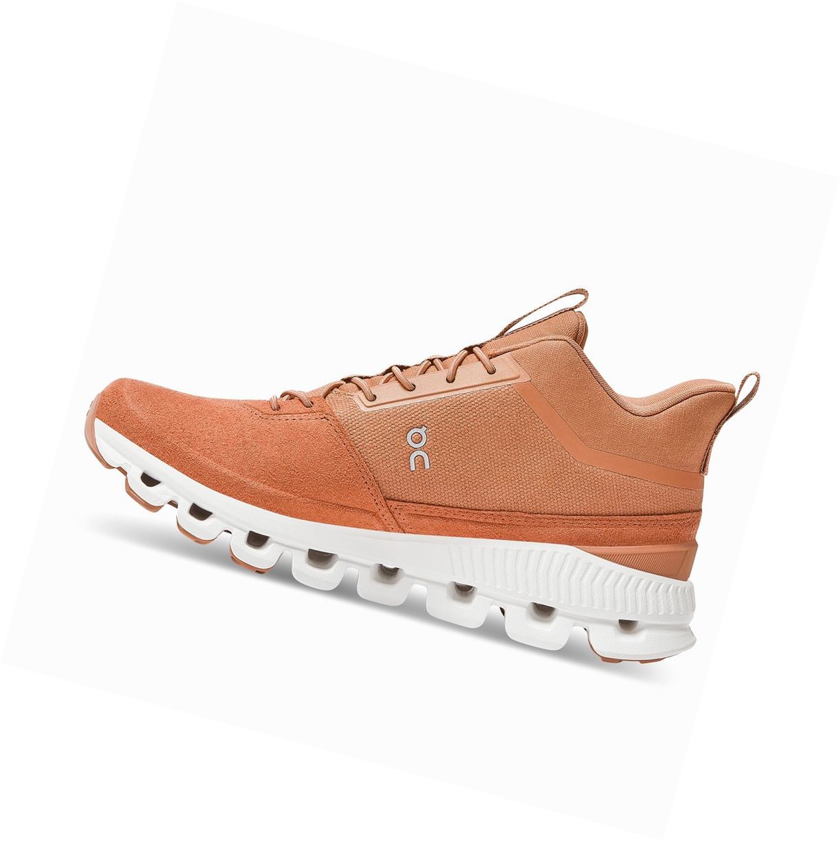 On Cloud Hi Sneakers Damen Orange | 1564-SZGYX