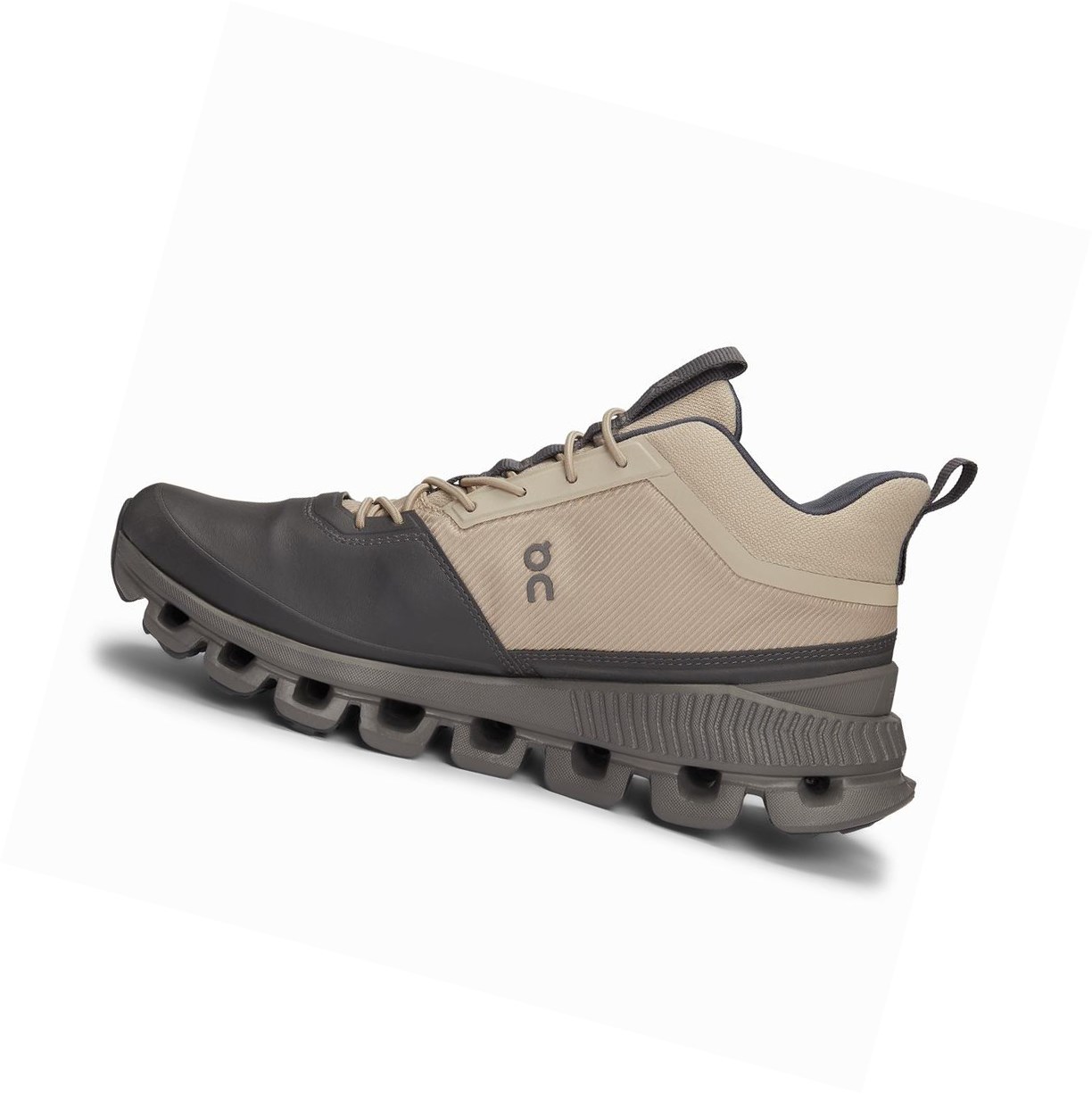 On Cloud Hi Sneakers Damen Schwarz Braun | 3980-IZQTE
