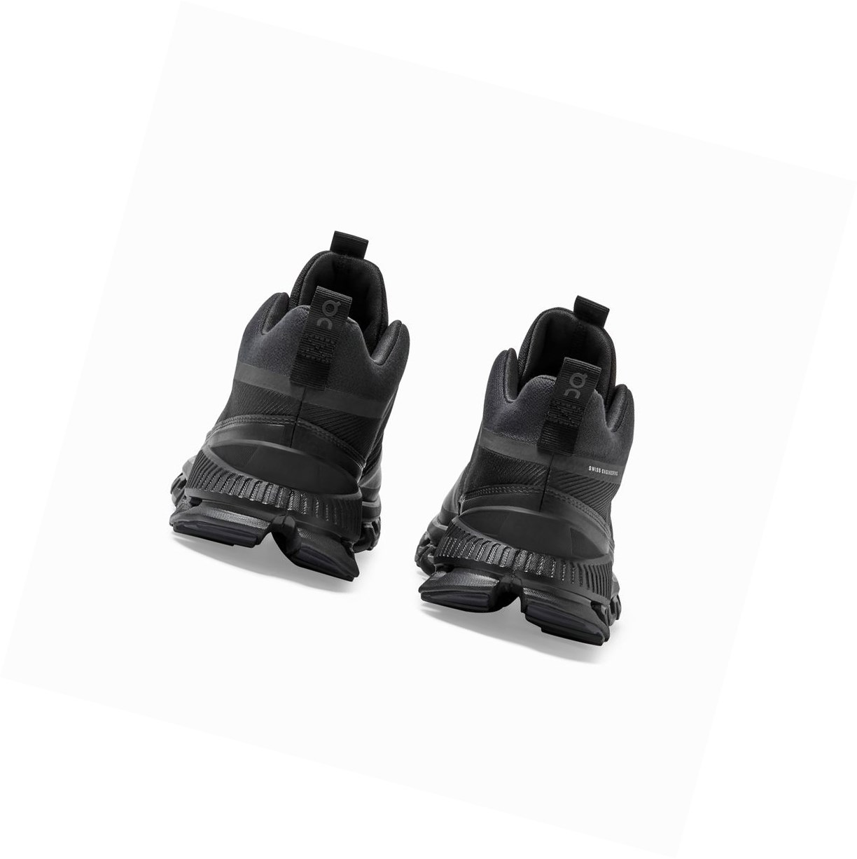 On Cloud Hi Wasserdichte Sneakers Damen Schwarz | 2193-DVYCP