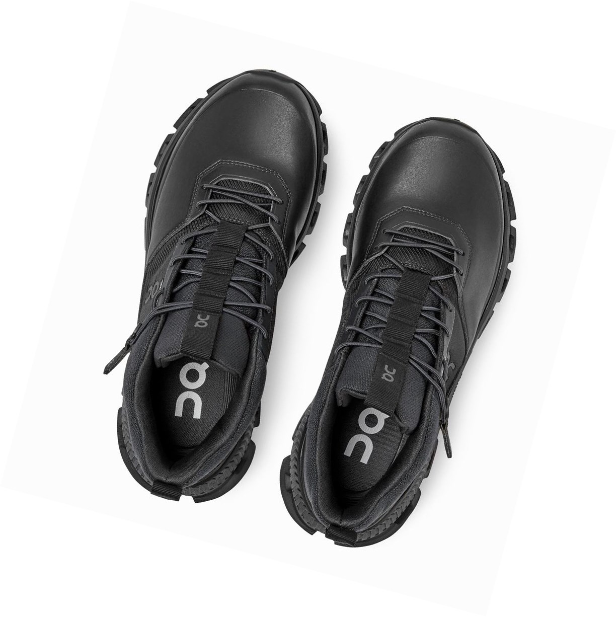 On Cloud Hi Wasserdichte Sneakers Damen Schwarz | 2193-DVYCP