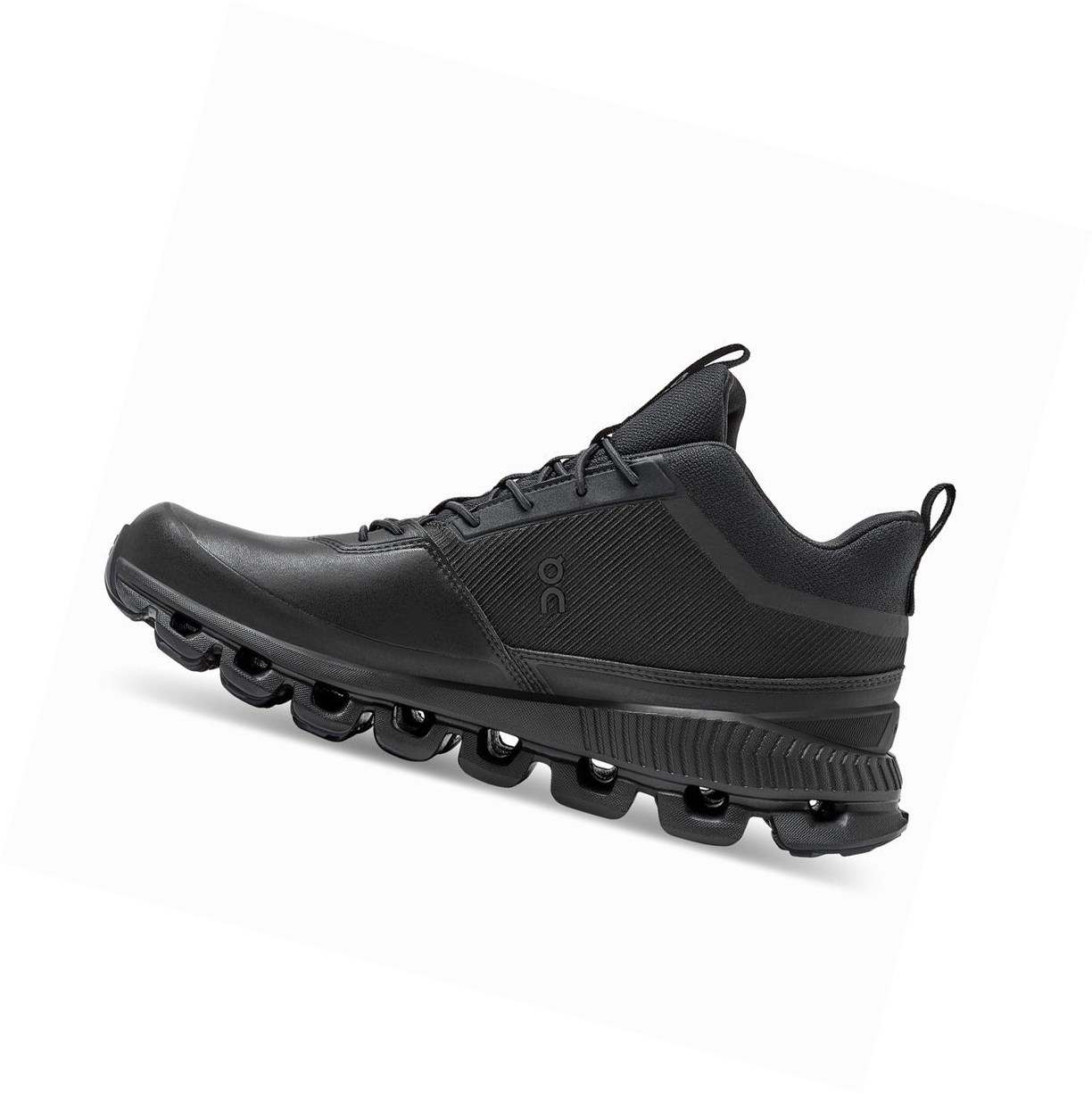 On Cloud Hi Wasserdichte Sneakers Damen Schwarz | 2193-DVYCP