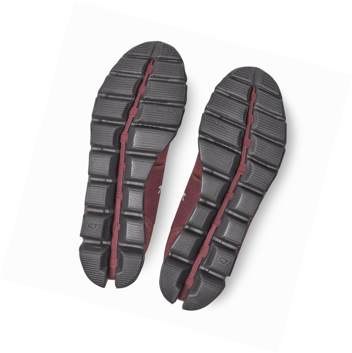 On Cloud Monochrome Straßenlaufschuhe Herren Bordeaux | 3265-EHKIO