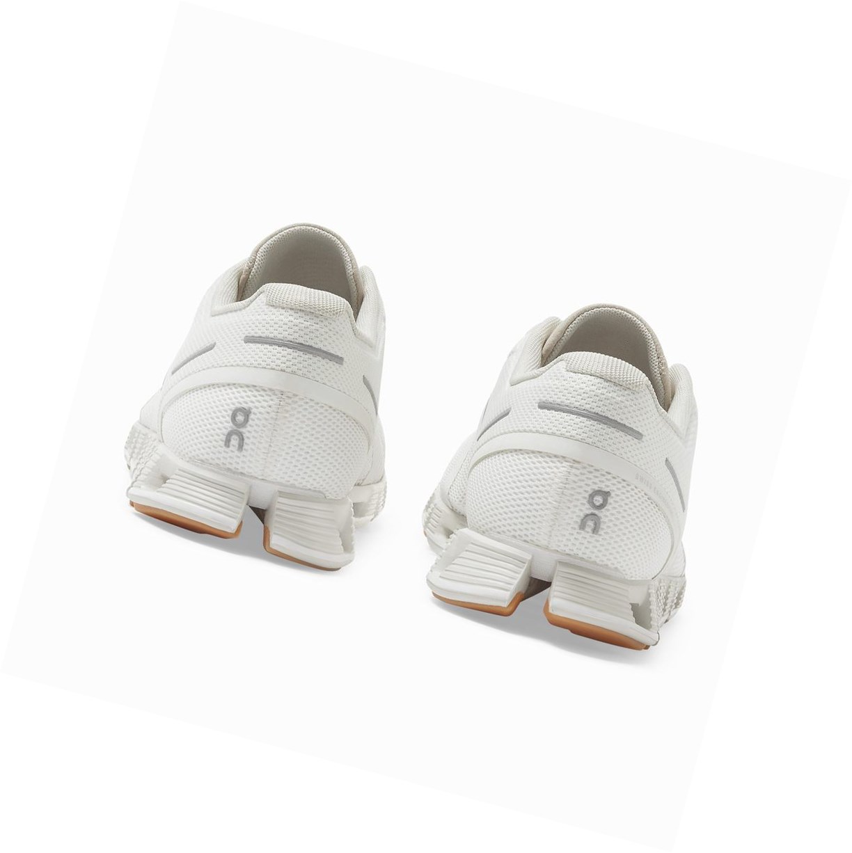 On Cloud Straßenlaufschuhe Damen Weiß | 6138-FKBIM