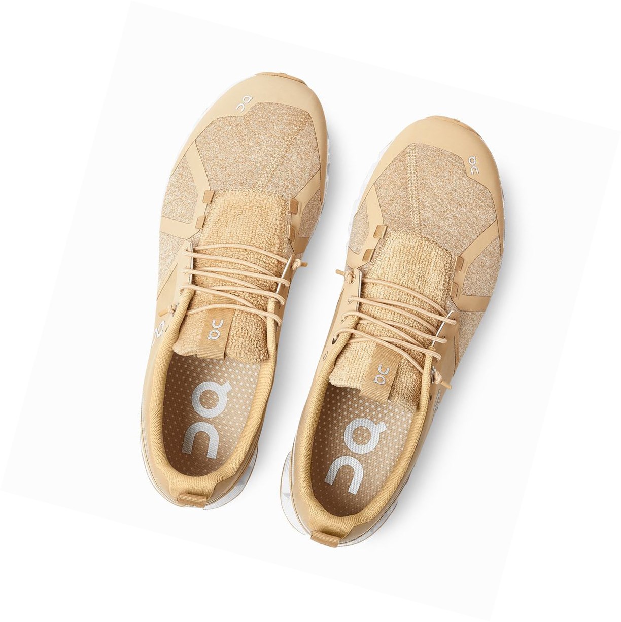 On Cloud Terry Straßenlaufschuhe Herren Braun Rosa | 2908-YSNKL