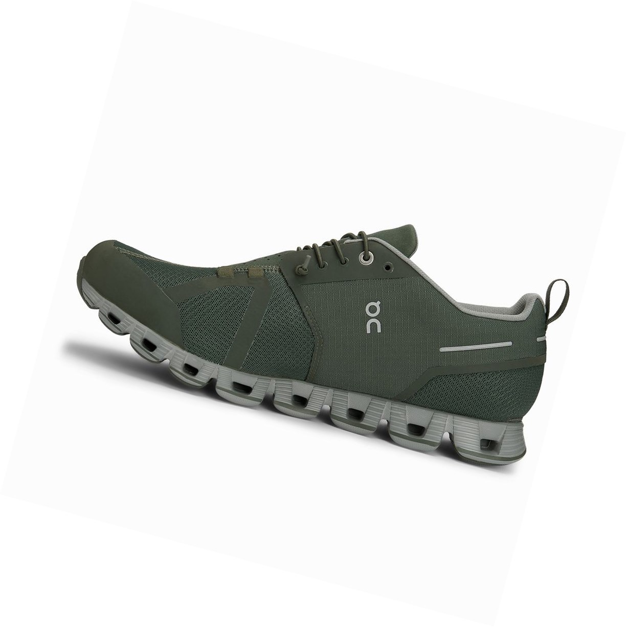 On Cloud Wasserdichte Straßenlaufschuhe Herren Olivgrün | 4175-CRPEW