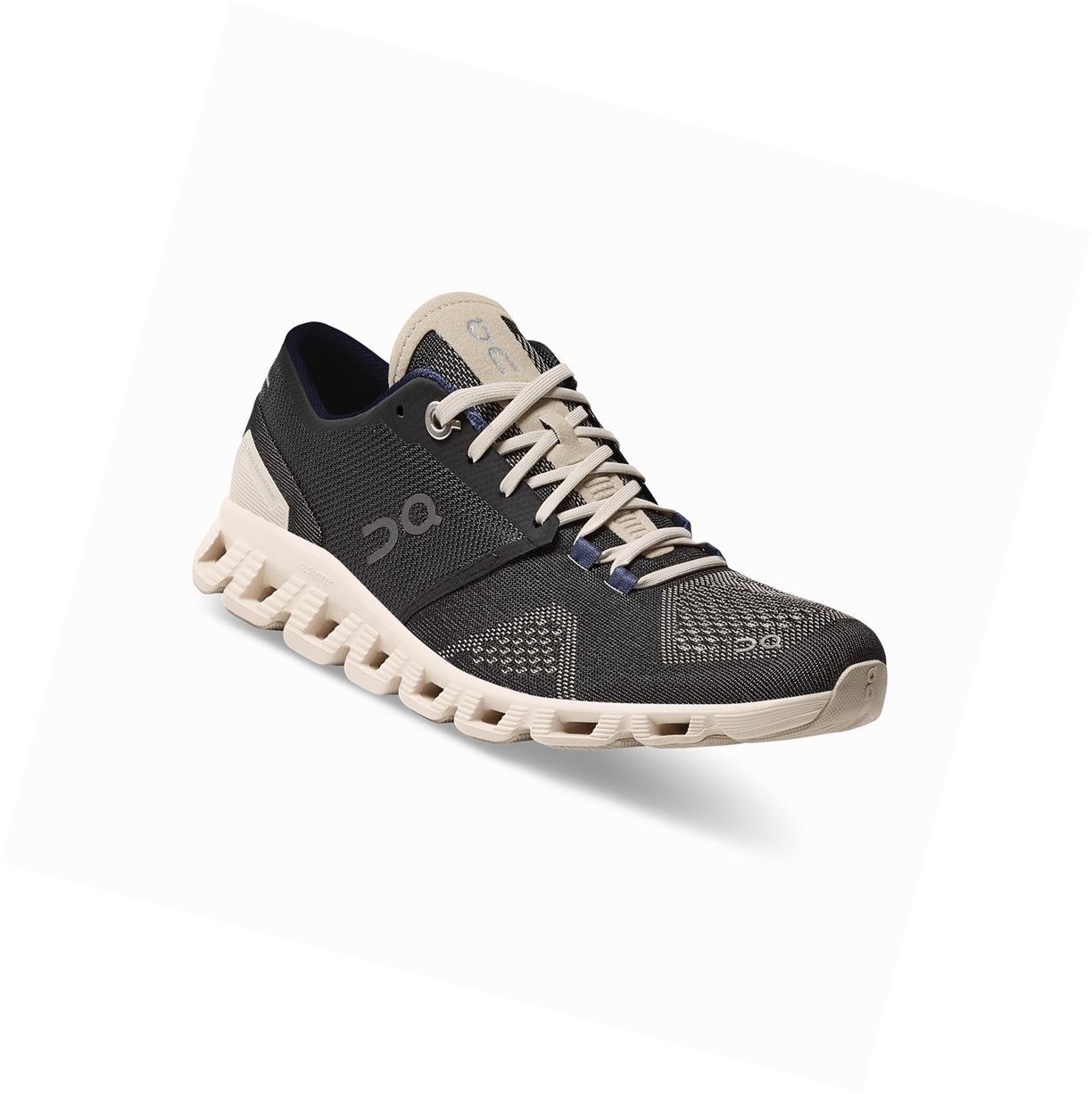 On Cloud X Sportschuhe Damen Schwarz | 8374-CHGIN