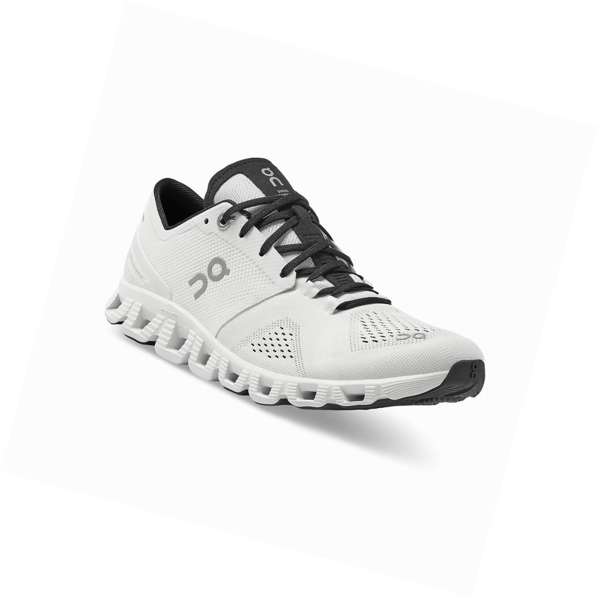 On Cloud X Sportschuhe Damen Weiß Schwarz | 9305-NUXVS