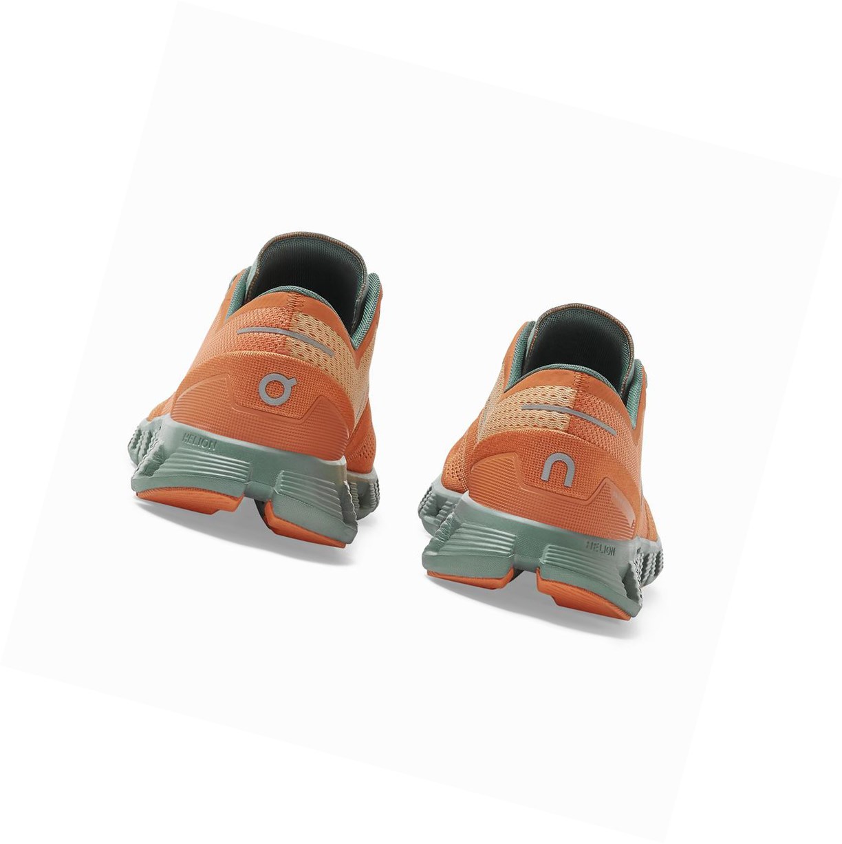 On Cloud X Sportschuhe Herren Orange | 4762-LVFIH