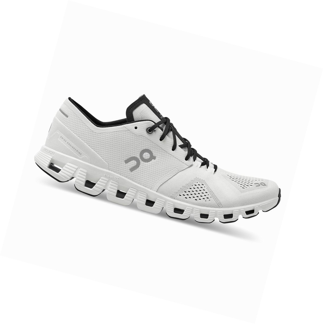 On Cloud X Sportschuhe Herren Weiß Schwarz | 0725-YBZPA