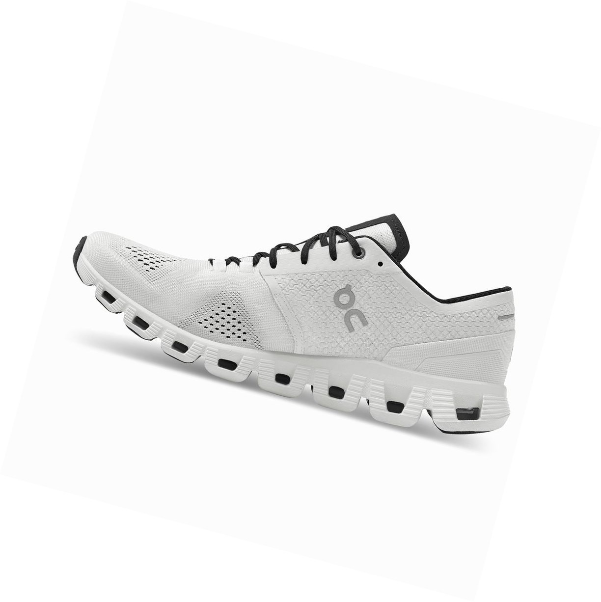 On Cloud X Sportschuhe Herren Weiß Schwarz | 0725-YBZPA