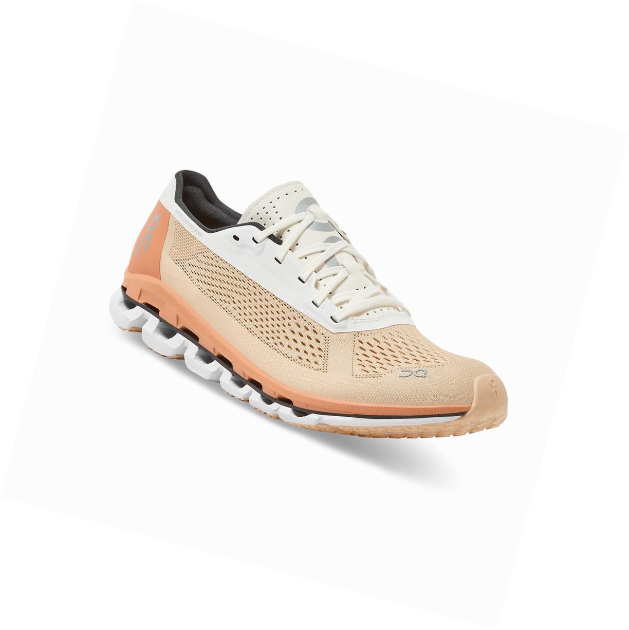 On Cloudboom Straßenlaufschuhe Damen Orange Braun Rosa | 4695-XFBGU