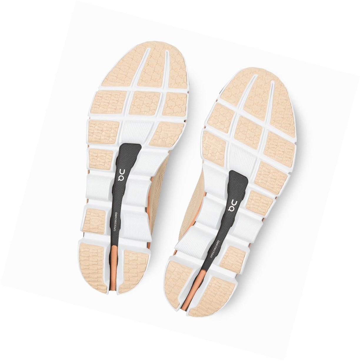 On Cloudboom Straßenlaufschuhe Damen Orange Braun Rosa | 4695-XFBGU