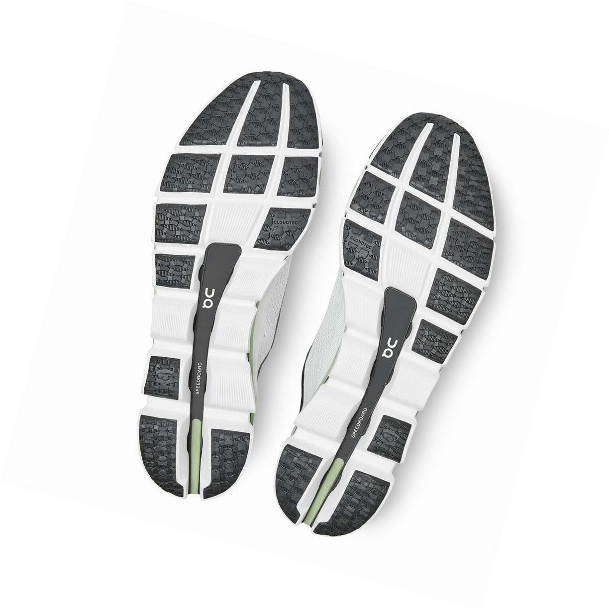 On Cloudboom Straßenlaufschuhe Herren Weiß Schwarz | 6987-VQASI