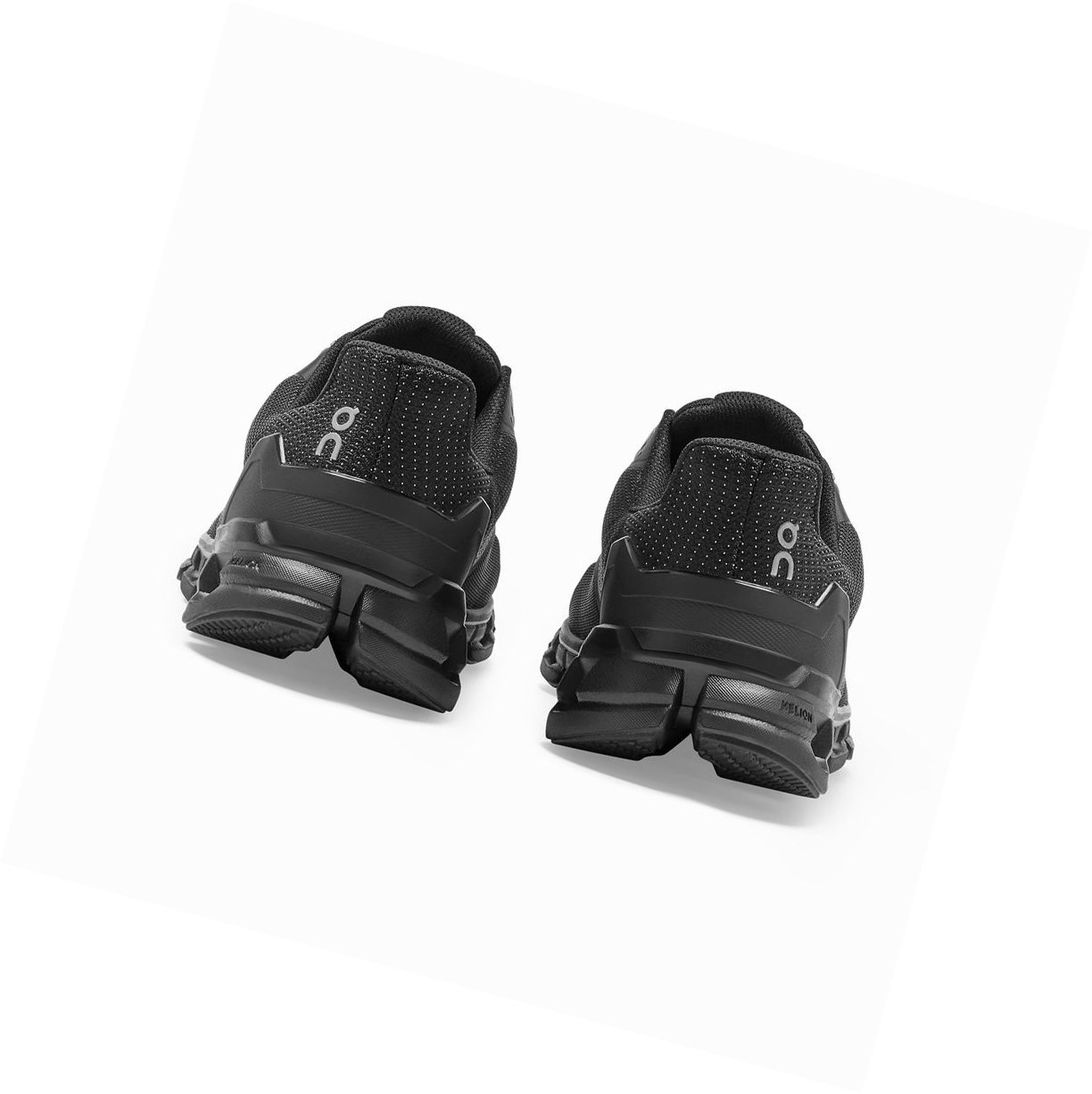 On Cloudflyer Wasserdichte Straßenlaufschuhe Damen Schwarz | 1405-PDAHE