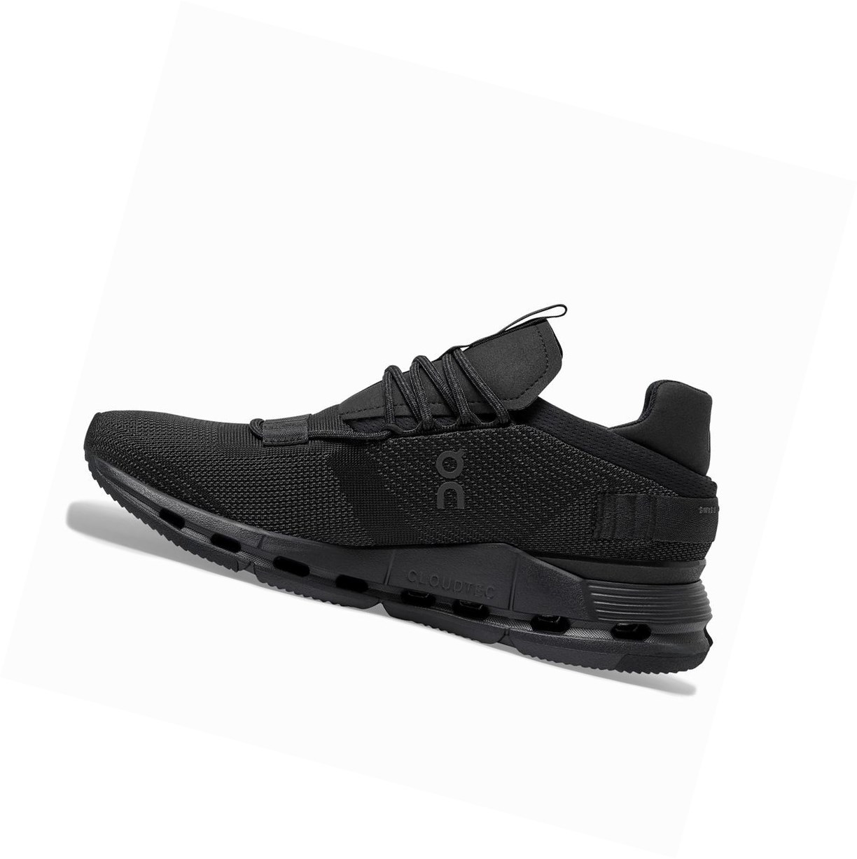 On Cloudnova Sneakers Damen Schwarz | 8597-YELDK