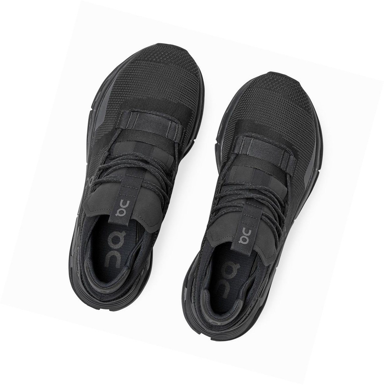 On Cloudnova Sneakers Damen Schwarz | 8597-YELDK