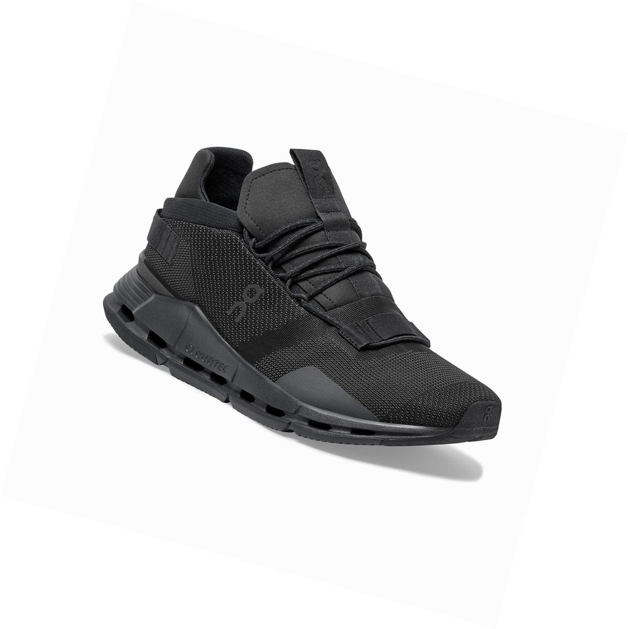 On Cloudnova Sneakers Herren Schwarz | 9036-DOFYU