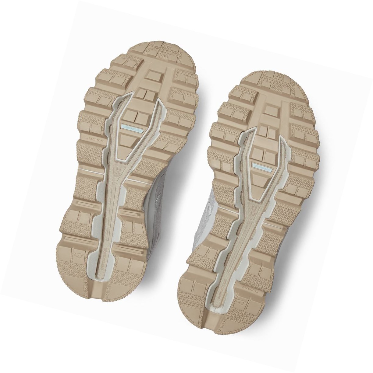 On Cloudrock Wasserdichte Wanderschuhe Damen Beige | 2875-OYICX
