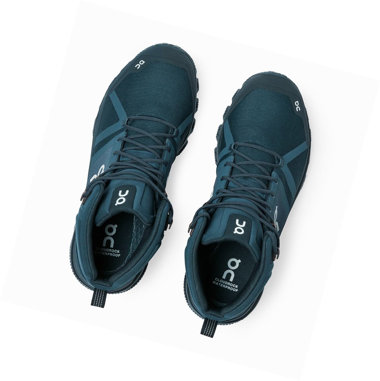 On Cloudrock Wasserdichte Wanderschuhe Herren Navy | 6815-ADFYL