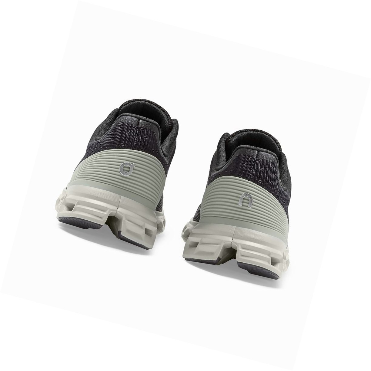 On Cloudstratus Straßenlaufschuhe Herren Schwarz | 8176-ZIEFR