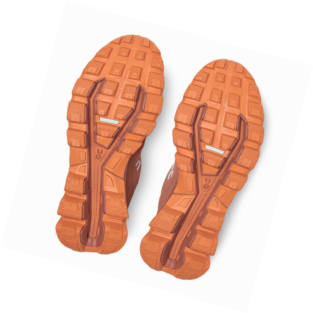 On Cloudventure Trailrunning Schuhe Damen Grau Orange | 8062-GEDPT