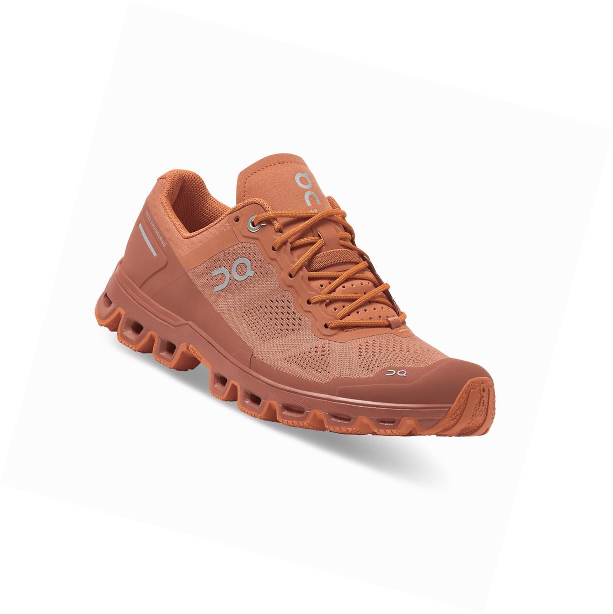 On Cloudventure Trailrunning Schuhe Damen Grau Orange | 8062-GEDPT