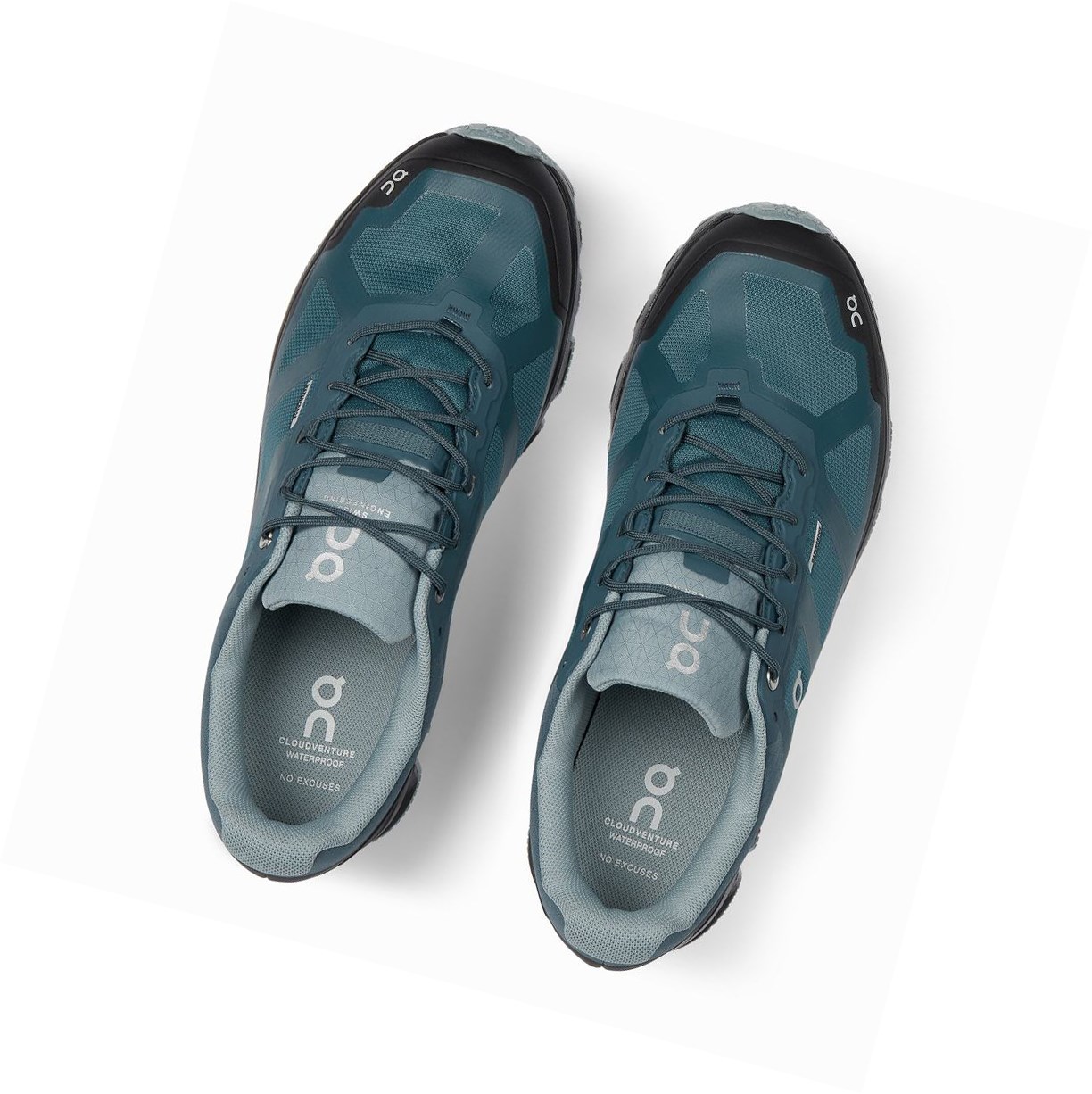 On Cloudventure Wasserdichte Trailrunning Schuhe Herren Hellblau | 6492-AVFDC