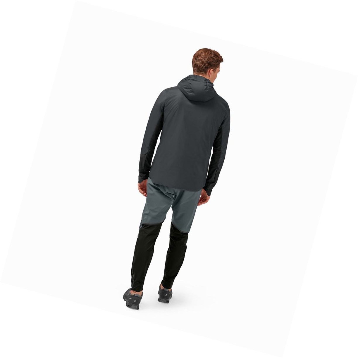 On Insulator Jacke Herren Grau Schwarz | 9084-BPZJD
