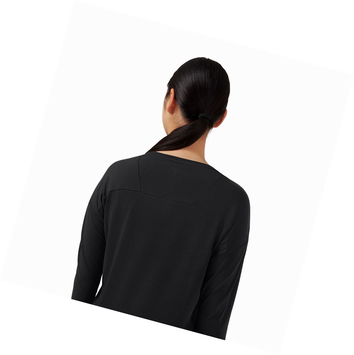 On Kompfort T-shirts Damen Schwarz | 7805-YVXDF