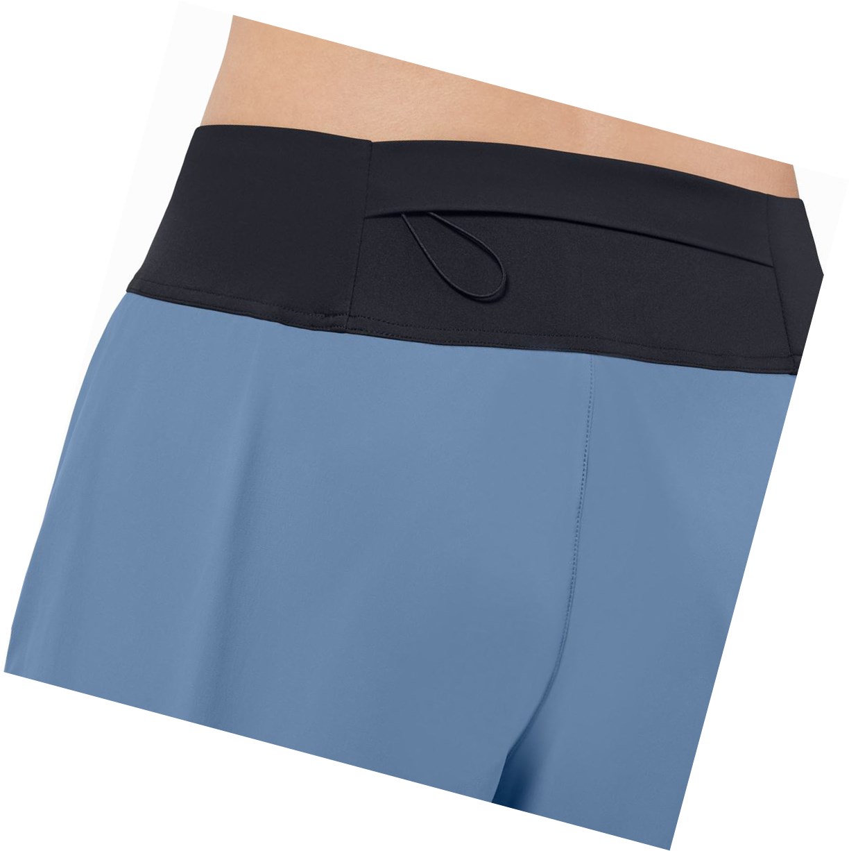 On Lauf Laufshorts Damen Blau Schwarz | 4870-SGWEZ