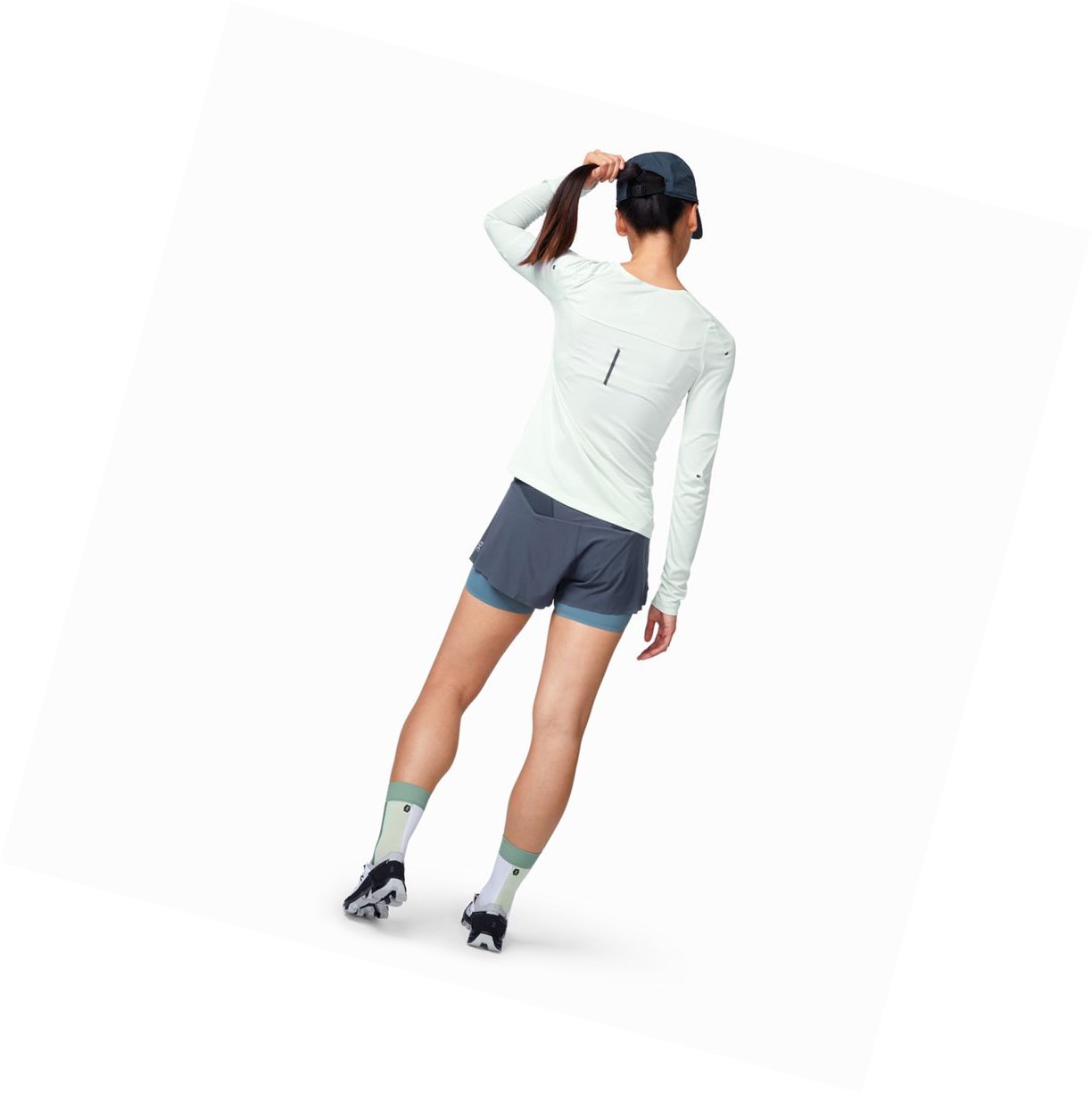 On Laufschuhe Hüte Damen Navy | 1093-YNUVF
