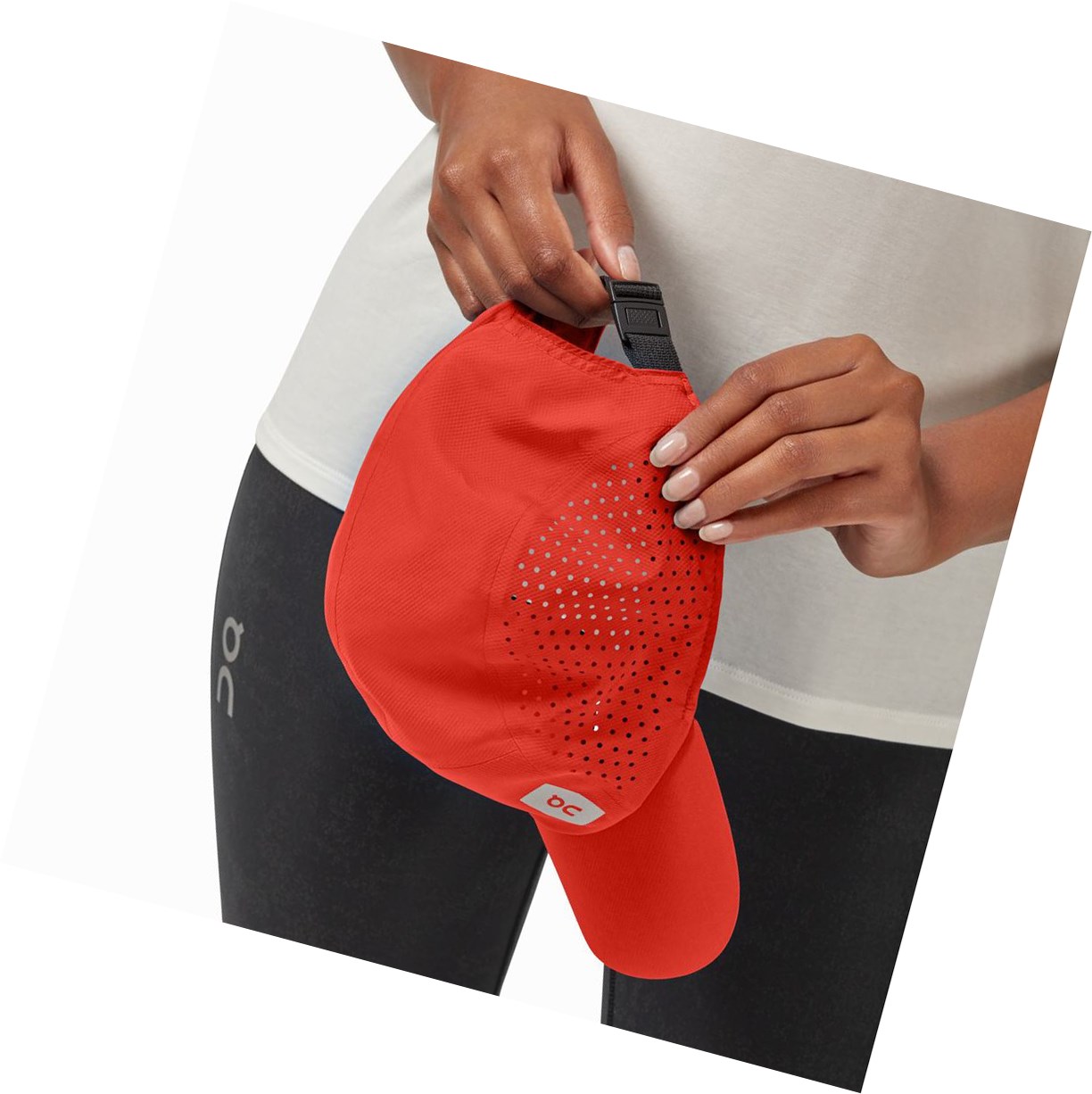On Laufschuhe Hüte Herren Orange | 4297-PUGMW