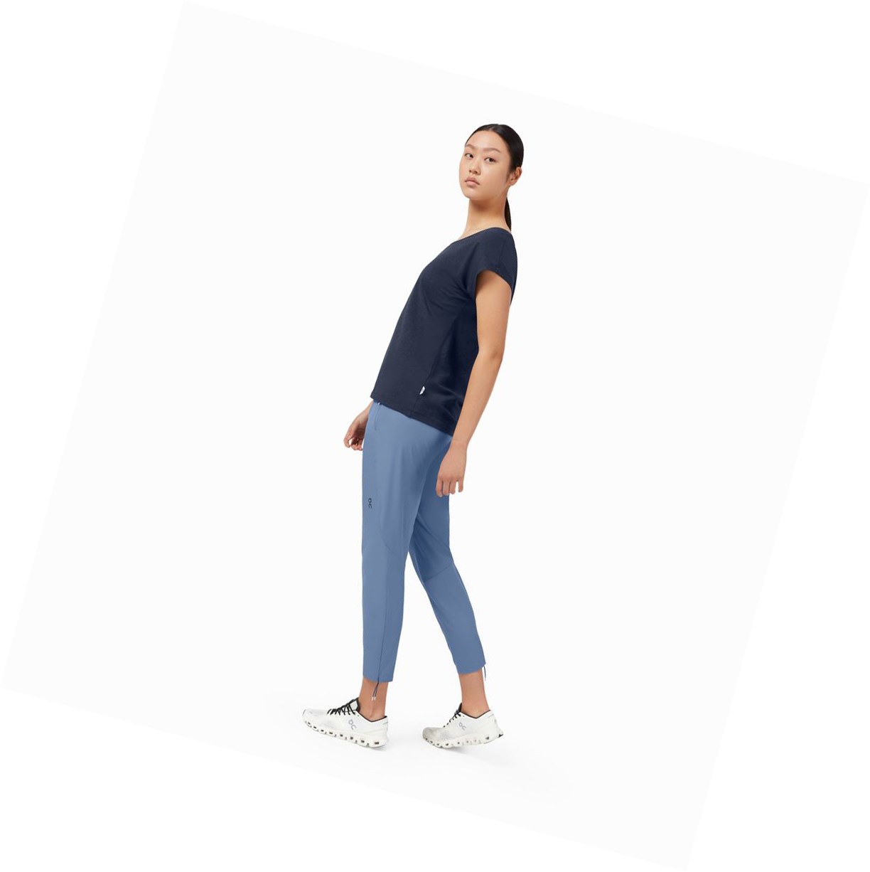 On Laufschuhe Laufhose Damen Königsblau | 5946-VKATZ