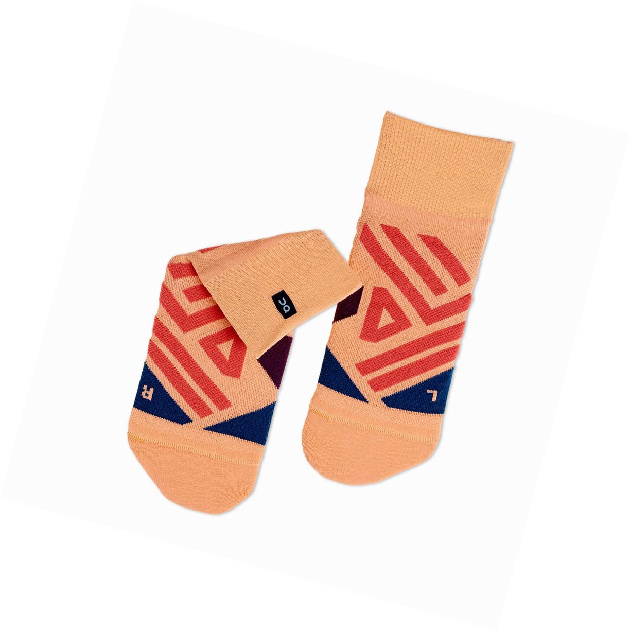 On Mid Laufsocken Herren Koralle Navy | 3596-OQBEW