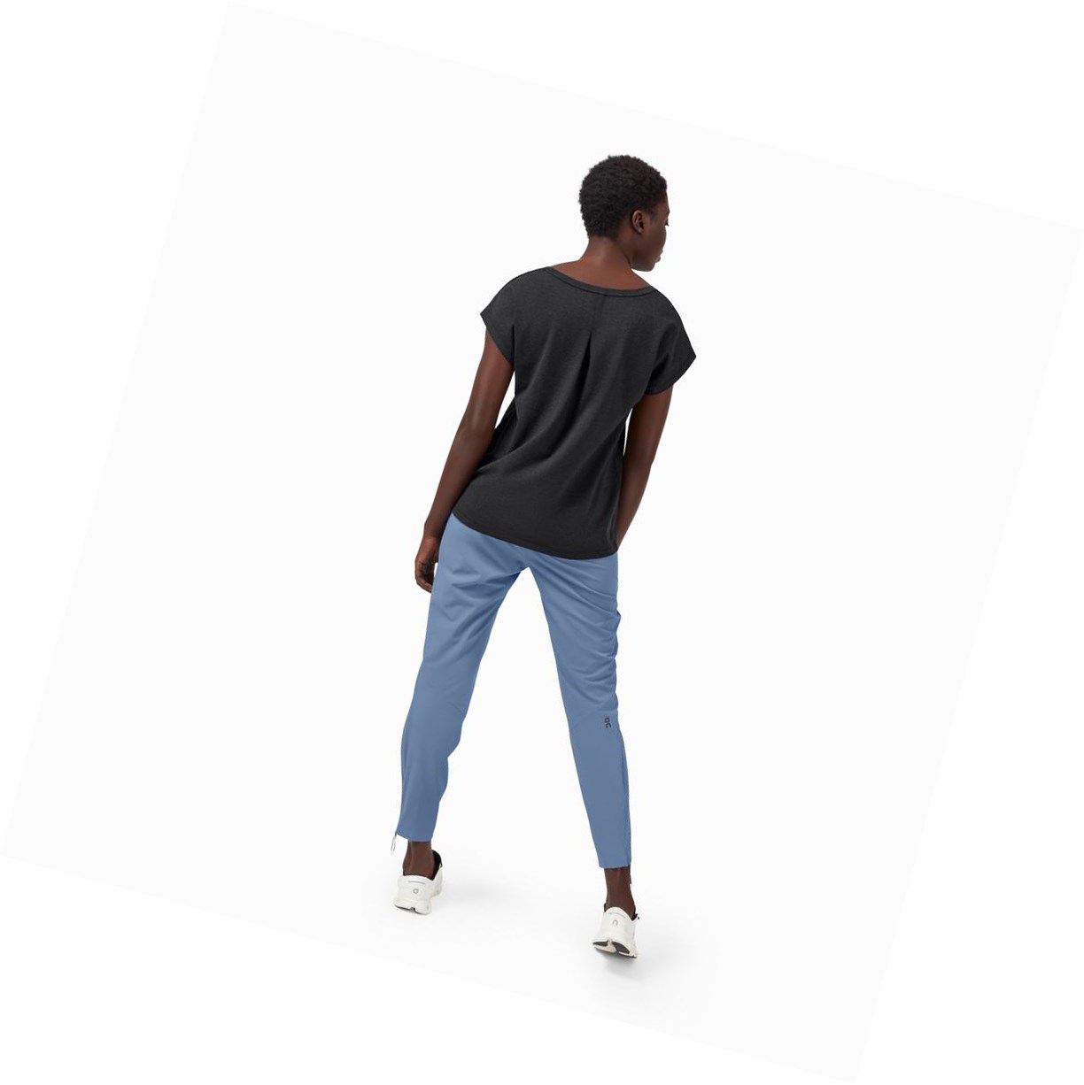 On On-T T-shirts Damen Schwarz | 3962-UBWKL