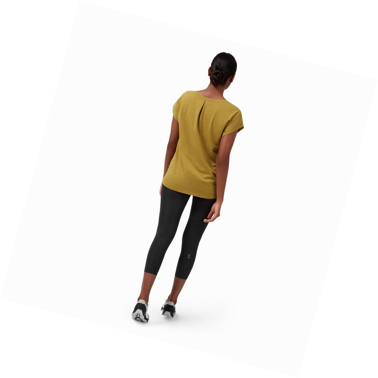 On On-T T-shirts Damen Zitrone | 5089-TFEJK
