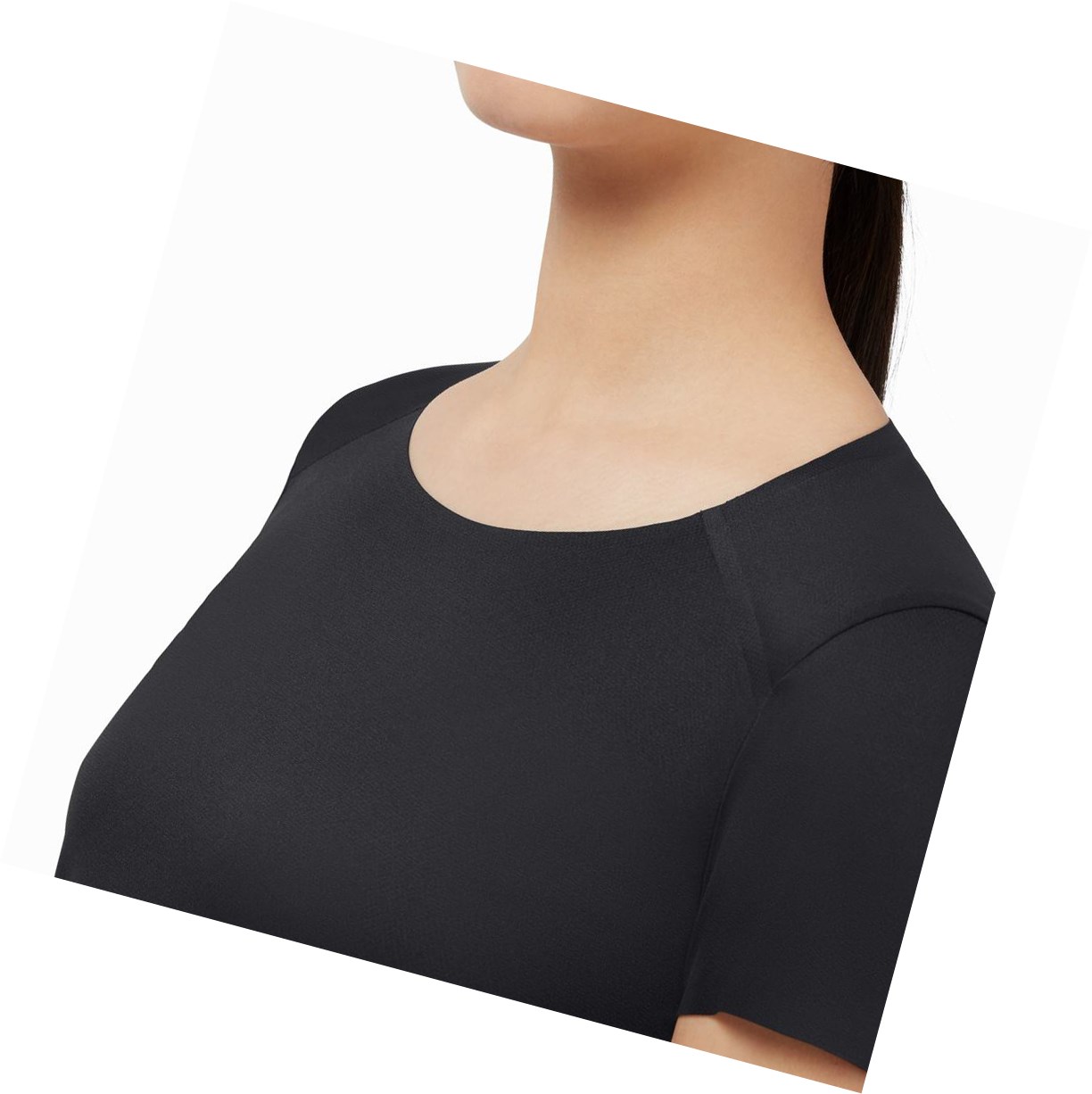 On Performance Long-T T-shirts Damen Schwarz | 1340-RKTMS