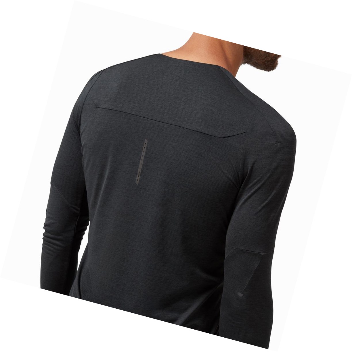 On Performance Long-T T-shirts Herren Schwarz | 9067-LMNSV