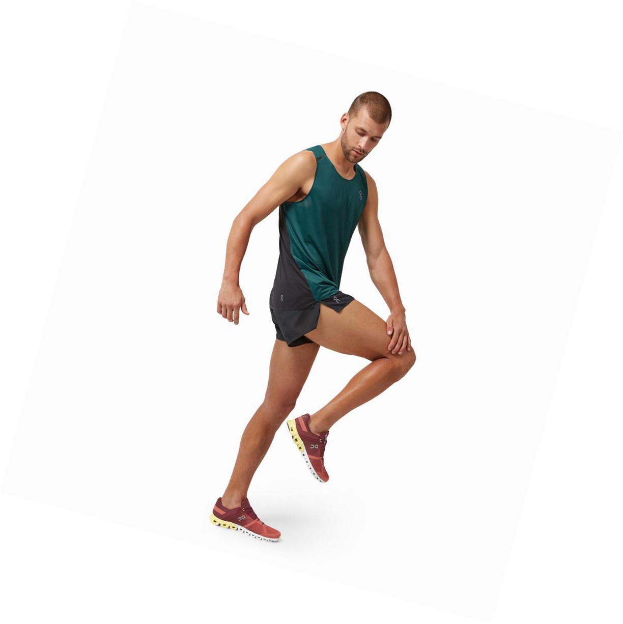 On Race Laufshorts Herren Schwarz | 7089-EPZVT