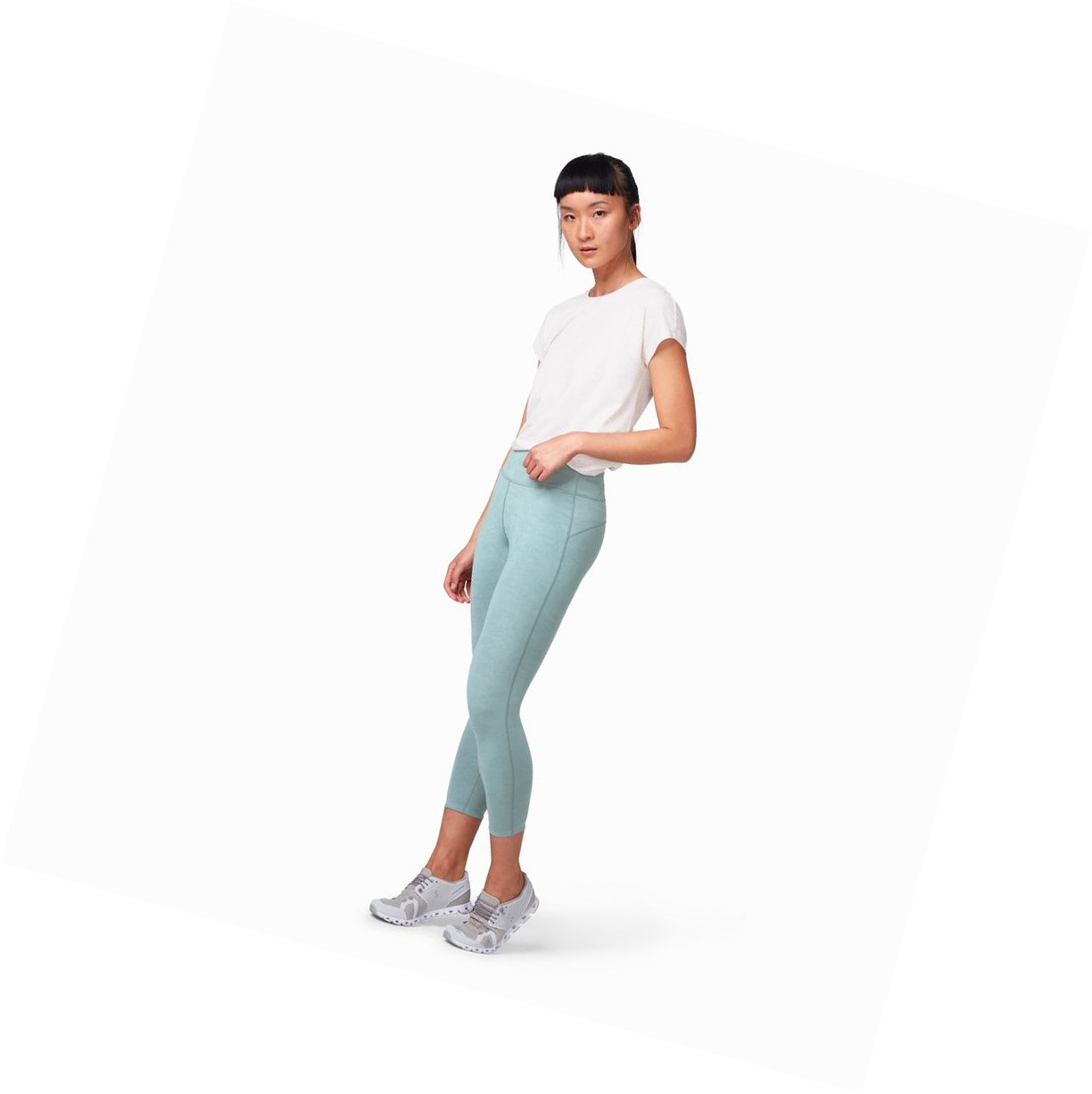 On Tights 7/8 Running Leggings Damen Olivgrün | 2986-VFHAC