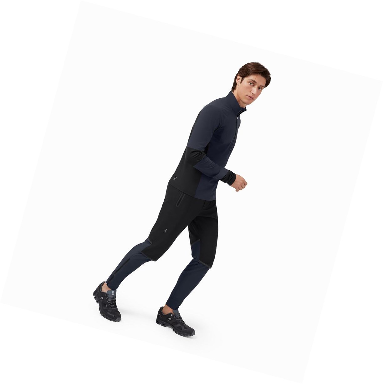 On Wasserdichte Hose Herren Schwarz Navy | 6931-PUJFD