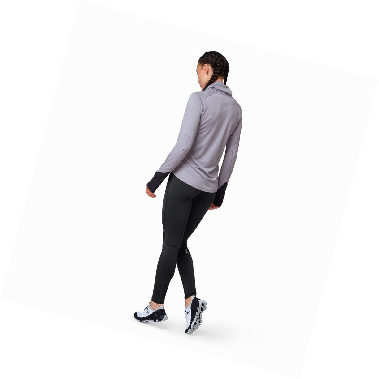 On Weather Laufshirts Damen Khaki | 8765-CMZHP